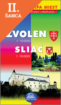 Lacná kniha Zvolen 1 : 10 000 Sliač 1 : 10 000
