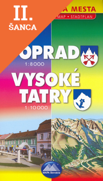 Lacná kniha Poprad 1:8 000 Vysoké Tatry1:10 000
