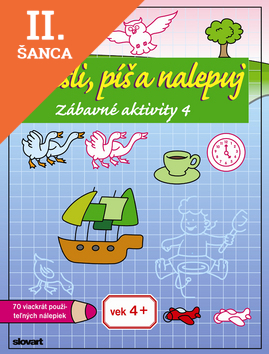 Lacná kniha Kresli, píš a nalepuj