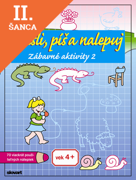 Lacná kniha Kresli, píš a nalepuj