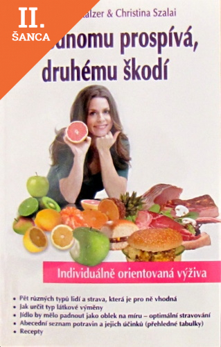 Lacná kniha Co jednomu prospívá, druhému škodí