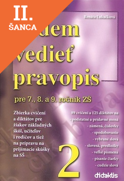 Lacná kniha Budem vedieť pravopis pre 7., 8. a 9. ročník ZŠ 2