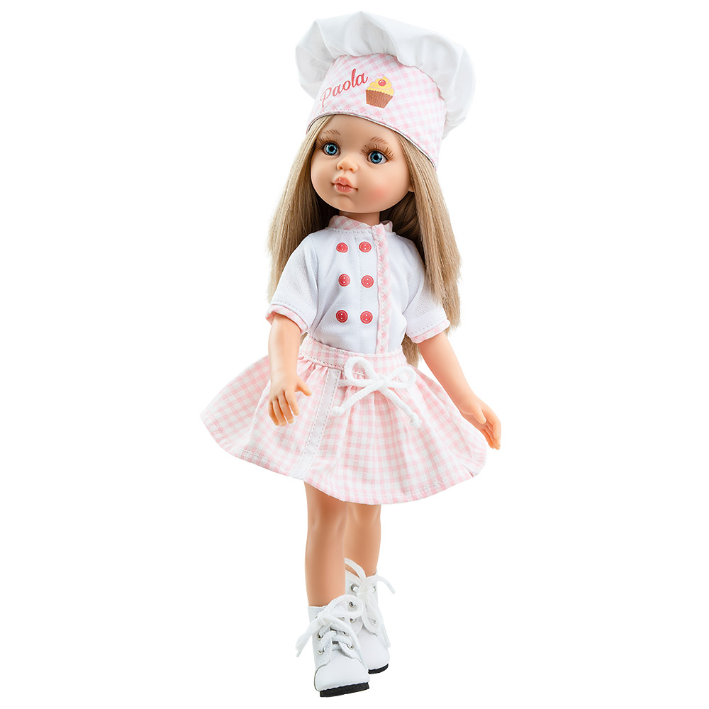 Oblečenie pre bábiku CARLA PASTELERA 32 CM 04657