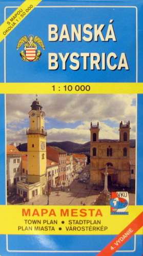 Banská Bystrica 1:10 000 Mapa mesta