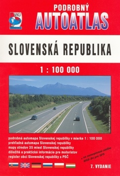 SR podrobný autoatlas 1:100 000