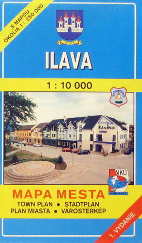 Ilava 1:10 000 Mapa mesta