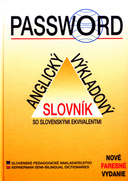 Kniha Password - Anglický výkladový slovník so slovenskými ekvivalentmi -4.vydanie