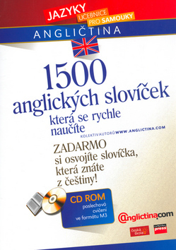 1500 anglických slovíček, která se rychle naučíte - verze s 1 CD v MP3 formátu