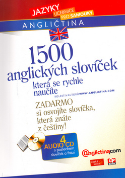 1500 anglických slovíček, která se rychle naučíte - verze se 4 audio CD