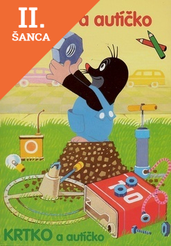 Lacná kniha Krtek a autíčko - omalovánka