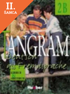 Lacná kniha Tangram 2B Kursbuch+Arbeitsbuch