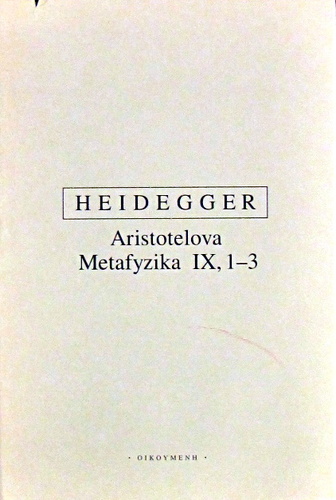 Aristotelova Metafyzika IX, 1-3