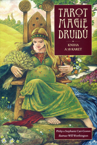 Kniha Tarot Magie Druidů - kniha + 78 karet - Philip Carr-Gomm,Stephanie Carr-Gomm