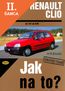 Lacná kniha Renault Clio od 1/97 do 8/98