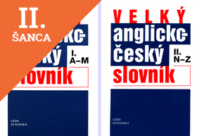 Lacná kniha Velký anglicko - český slovník I.+II. - súbor