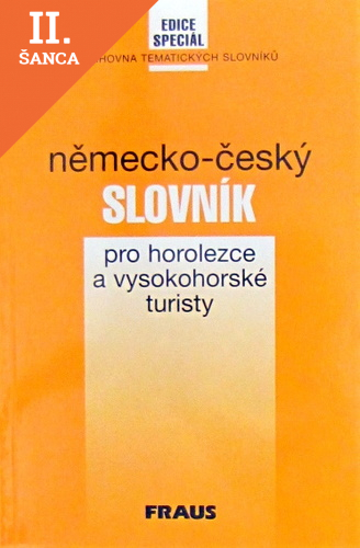 Lacná kniha Německo-český slovník pro horolezce a vysokohorské turisty