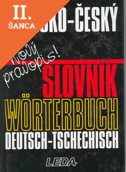 Lacná kniha Německo-český slovník - nový pravopis!