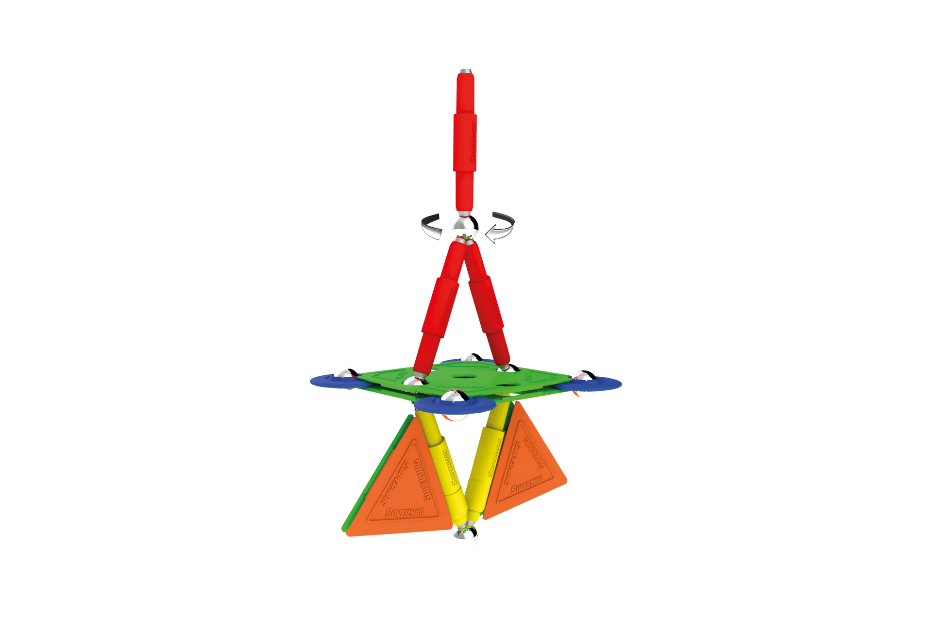 Magnetická stavebnica Multicolor 30