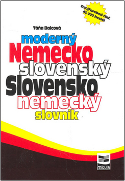 Kniha Moderný nemecko -slovenský slovensko -nemecký slovník