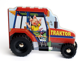 Traktor - leporelo s kolieskami