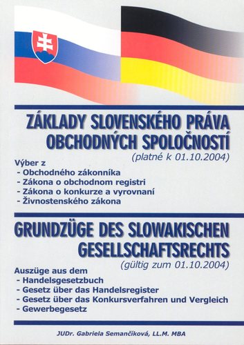 Základy slovenského práva obchodných spoločností