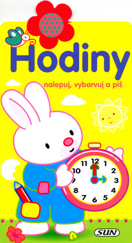 Hodiny - nalepuj, vybarvuj a piš