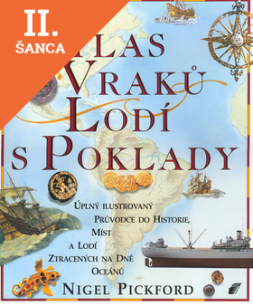 Lacná kniha Atlas vraků lodí s poklady