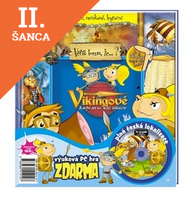 Lacná kniha Vikingové + CD ROM
