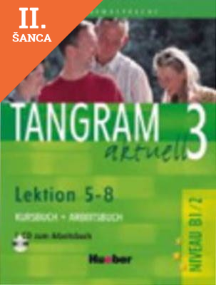 Lacná kniha Tangram Aktuell 3 (5-8) Kursbuch + Arbeitsbuch mit CD