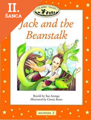 Lacná kniha Classic Tales Beginner 2. Jack and Beanstalk
