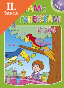 Lacná kniha Počítame s farbičkami v ZOO