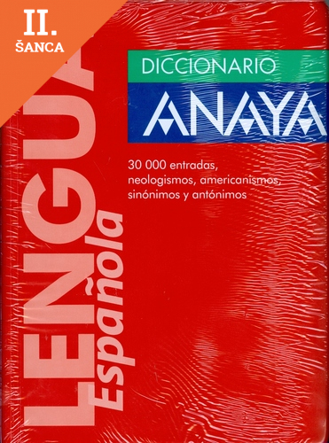 Lacná kniha Diccionario Anaya de la Lengua