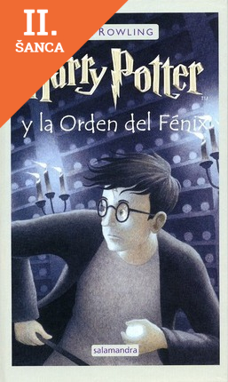 Lacná kniha Harry Potter y la Orden del Fenix