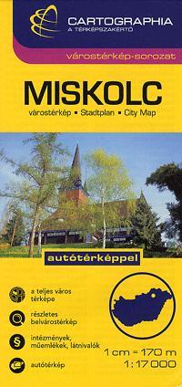 Kniha Miskolc 1 : 17 000 - Várostérkép - Kolektív autorov