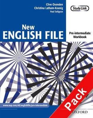 New English File Pre-Intermediate Workbook + MultiROM without Key