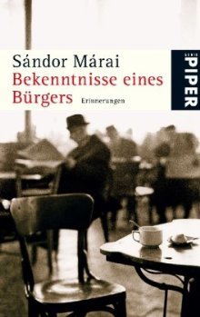 Kniha Bekenntnisse eines Bürgers - Sándor Márai