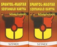 Spanyol-Magyar szótanuló kártya - Középhaladó