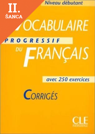 Lacná kniha Vocabulaire Progressif du Francais Debutant Corriges