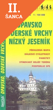Lacná kniha Opavsko Oderské vrchy Nízký Jeseník 1:100 000