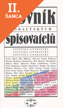 Lacná kniha Slovník pobaltských spisovatelů