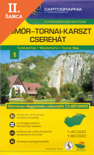 Lacná kniha Gömör-Tornai-Karszt 1 : 40 000 - Turistatérkép