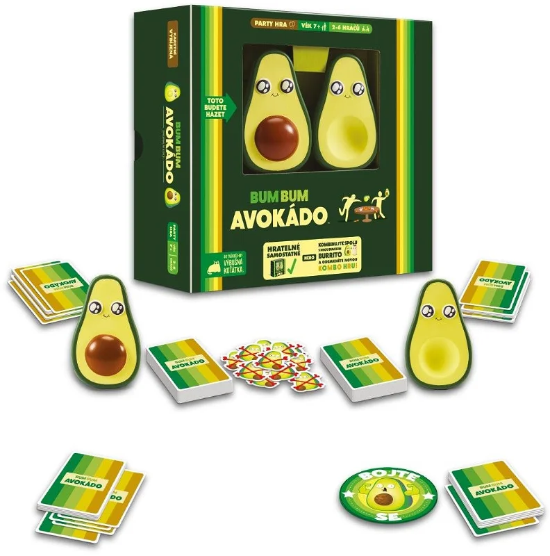 Kartová hra Bum Bum Avokádo (hra v češtine)