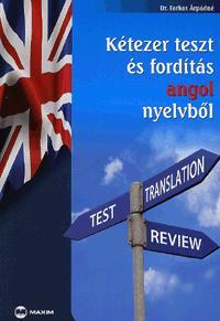 Kniha Kétezer teszt és fordítás angol nyelvből - Árpádné Farkas