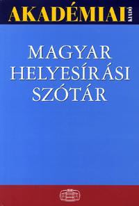 Magyar helyesírási szótár