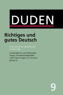 Duden 9 Richtiges Deutsch