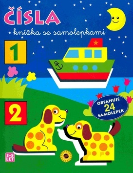 Čísla knížka se samolepkami