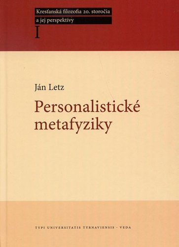 Kniha Personalistické metafyziky - Ján Letz,neuvedený