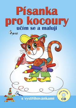 Kniha Písanka pro kocoury - učím se a maluji + CD - CD