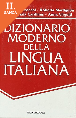 Lacná kniha Dizionario Moderno