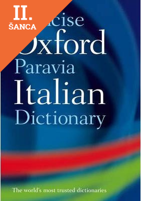 Lacná kniha Concise Oxford-Paravia Italian Dictionary